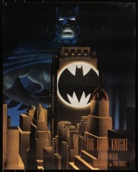 3z298 BATMAN 22x28 special poster 1986 completely different art, promoting Dark Knight!
