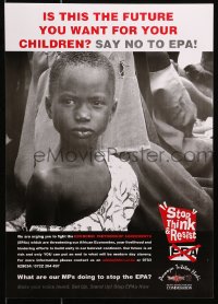3z363 IS THIS THE FUTURE YOU WANT FOR YOUR CHILDREN 12x17 Kenyan special poster 2000s EPA!
