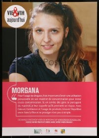 3z476 VIE & VIH 17x24 Belgian special poster 2000s HIV/AIDS, Morgana has some information!