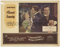 4a542 IMPORTANCE OF BEING EARNEST English LC 1953 Oscar Wilde comedy, Michael Redgrave, Joan Greenwood