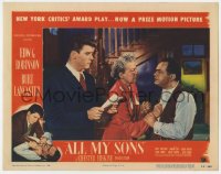 4a209 ALL MY SONS LC #7 1948 Burt Lancaster with dad Edward G. Robinson & mom Mady Christians!
