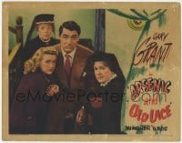 4a219 ARSENIC & OLD LACE LC 1944 c/u of Cary Grant, Priscilla Lane, Josephine Hull & Jean Adair!