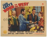 4a269 BORN TO THE WEST LC 1937 John Wayne, Marsha Hunt, Johnny Mack Brown, Zane Grey!