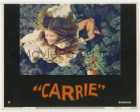 4a300 CARRIE LC #1 1976 Stephen King, Amy Irving, best card with ending spoiler!