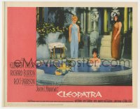 4a322 CLEOPATRA LC #7 1963 sexy naked Elizabeth Taylor in elaborate bath with maidens!