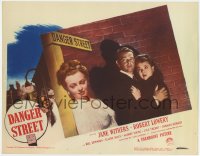 4a347 DANGER STREET LC #2 1947 Jane Withers, Robert Lowery, sexy Elaine Riley on title street sign!
