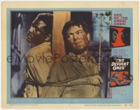 4a355 DEFIANT ONES LC #5 1958 escaped cons Tony Curtis & Sidney Poitier tied to post together!