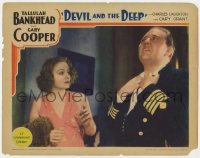 4a360 DEVIL & THE DEEP LC 1932 Tallulah Bankhead with distraught jealous husband Charles Laughton!