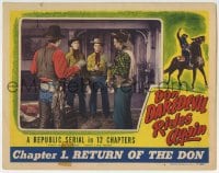 4a380 DON DAREDEVIL RIDES AGAIN chapter 1 LC #4 1951 Ken Curtis cowboy serial, Return of the Don!