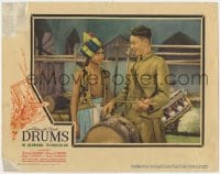 4a386 DRUMS LC 1938 Sabu watched uniformed British boy play the drums, Zoltan Korda!