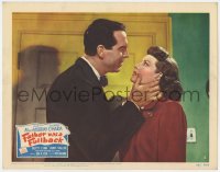 4a409 FATHER WAS A FULLBACK LC #5 1949 great c/u of Fred MacMurray & pretty Maureen O'Hara!