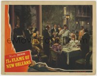 4a424 FLAME OF NEW ORLEANS LC 1941 Marlene Dietrich & Roland Young get married, Rene Clair directed