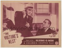 4a435 FLYING G-MEN chapter 3 LC 1939 Columbia WWII serial, Robert Paige, The Vulture's Nest!