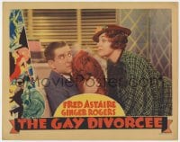 4a461 GAY DIVORCEE LC 1934 Edward Everett Horton shielding himself from Alice Brady's gaze!