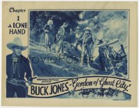 4a479 GORDON OF GHOST CITY chapter 1 LC 1933 cowboy Buck Jones in inset and border, A Lone Hand!