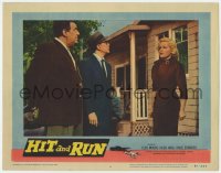 4a511 HIT & RUN LC #4 1957 sexy bad girl Cleo Moore questioned by the police, Hugo Haas film noir!