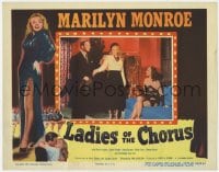 4a581 LADIES OF THE CHORUS LC R1952 sexy Marilyn Monroe wearing beret in dressing room!