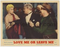 4a613 LOVE ME OR LEAVE ME LC #7 1955 James Cagney lunges at Doris Day in a jealous rage backstage!