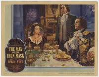 4a623 MAN IN THE IRON MASK LC 1939 Joan Bennett glares at Louis Hayward as the fake king!