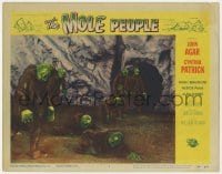 4a643 MOLE PEOPLE LC #7 1956 great image of many monsters emerging from underground!