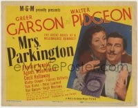 4a087 MRS. PARKINGTON TC 1944 great romantic close up of Greer Garson & Walter Pidgeon!