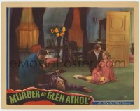 4a665 MURDER AT GLEN ATHOL LC 1936 pretty Irene Ware on the floor with dead man & two others!
