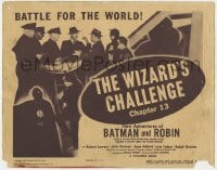 4a094 NEW ADVENTURES OF BATMAN & ROBIN chap 13 TC 1949 costumed Lowery & Duncan, Wizard's Challenge