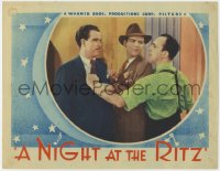 4a687 NIGHT AT THE RITZ LC 1935 William Gargan stops angry Allen Jenkins from attacking guy!