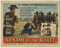 4a097 NO NAME ON THE BULLET TC 1959 Audie Murphy, the strangest killer who ever stalked the West!