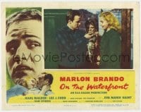 4a703 ON THE WATERFRONT LC 1954 Marlon Brando, Eva Marie Saint & Thomas Handley by pigeon coop!
