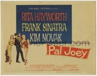 4a109 PAL JOEY TC 1957 artwork of Frank Sinatra, sexy Rita Hayworth & Kim Novak!