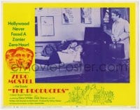 4a734 PRODUCERS LC #6 1967 Gene Wilder looks at Zero Mostel & Estelle Winwood laying on couch!