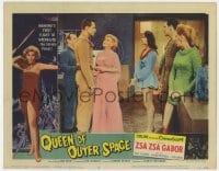 4a740 QUEEN OF OUTER SPACE LC #4 1958 Eric Fleming, sexy Zsa Zsa Gabor & beauties of planet Venus!