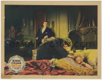 4a746 RAFFLES LC 1930 jewel thief Ronald Colman watches rich woman get robbed in her sleep!