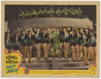 4a815 SHIP AHOY LC 1942 pretty Eleanor Powell w/many sexy dancers in huge dance number!