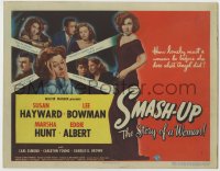 4a152 SMASH-UP TC 1946 how lonely must a woman be before she does what Susan Hayward did!