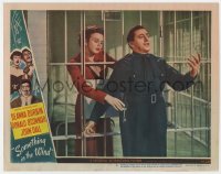 4a833 SOMETHING IN THE WIND LC #5 1947 Deanna Durbin in jail steals keys from singing guard!