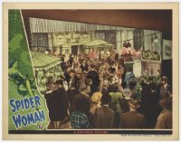 4a842 SPIDER WOMAN LC 1944 Basil Rathbone as Sherlock Holmes & Nigel Bruce in crowd at carnival!