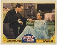 4a870 SUSAN & GOD LC 1940 Fredric March will give Joan Crawford a divorce if he takes a drink!