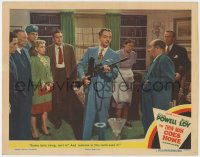 4a898 THIN MAN GOES HOME LC #6 1944 Gloria DeHaven, Brophy, Watson, William Powell w/ sniper rifle!