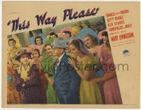 4a902 THIS WAY PLEASE LC 1937 Fibber McGee and Molly are surrounded by beautiful women!