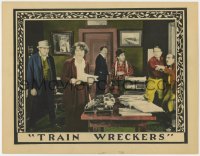 4a927 TRAIN WRECKERS LC 1925 silent serial star Helen Holmes in the third of this railroad series!
