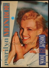 4b078 MARILYN MONROE POSTER BOOK softcover book 1986 full-page color images with some nudity!