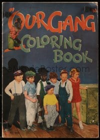 4b080 OUR GANG softcover book 1933 tons of cool images, including Wild Man of Borneo!