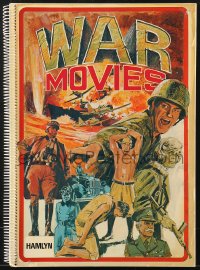 4b081 WAR MOVIES spiral-bound book 1974 spiralbound with images from The Kobal Collection!