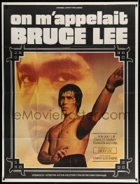 4b788 BLACK DRAGON'S REVENGE French 1p 1975 cool different image of Ron Van Clief & Bruce Lee!