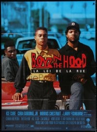 4b793 BOYZ N THE HOOD French 1p 1991 Cuba Gooding Jr., Ice Cube, directed by John Singleton!