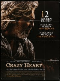 4b806 CRAZY HEART French 1p 2010 great image of country music singer Jeff Bridges!