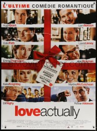 4b883 LOVE ACTUALLY French 1p 2003 Hugh Grant, Neeson, Laura Linney, Keira Knightley & Atkinson!