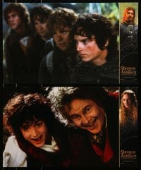 4b708 LORD OF THE RINGS: THE FELLOWSHIP OF THE RING 11 French LCs 2001 J.R.R. Tolkien, Peter Jackson